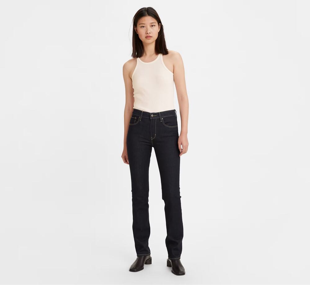 Levi's 724 High Rise Straight Leg Jeans Size 30